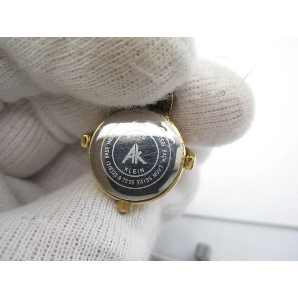 Women Anne Klein Swiss Quartz WR Analog 23mm Causal Round Watch (F282) 12-6328-9